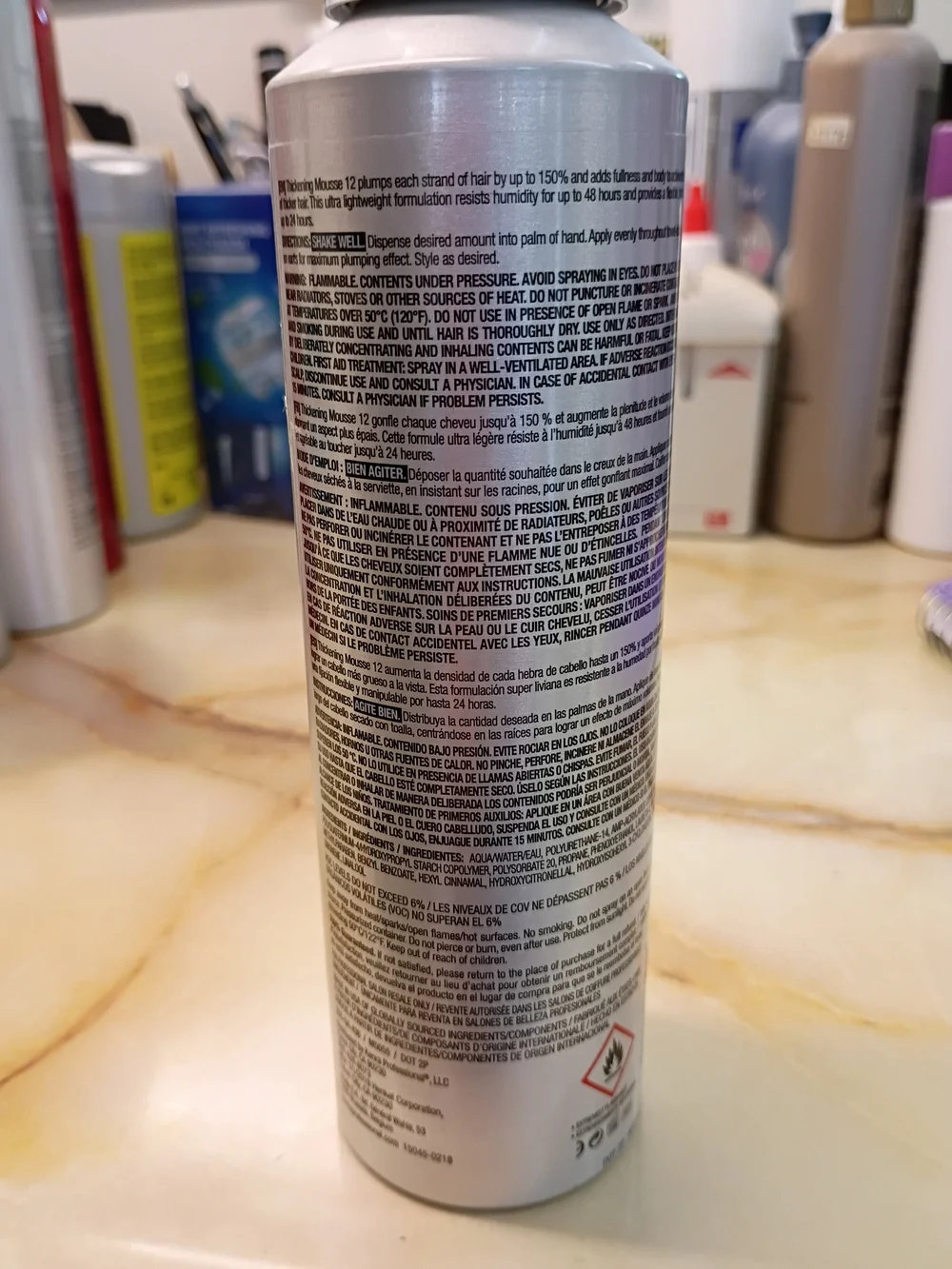 Kenra Silver Thickening Mousse 12 - Volumizing Styling Mousse